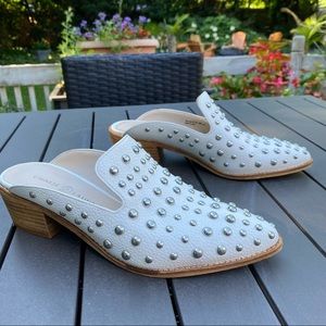 Chinese Laundry Mollie Studded Mule In White Size 8